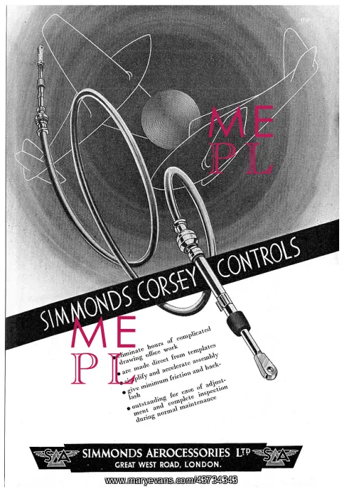 : Simmonds Aerocessories : Simmonds Corsey Controls : Simmonds Aerocessories : Simmonds Corsey Controls