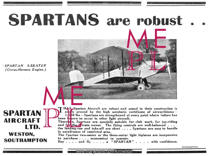 : Simmonds Spartan Aircraft Are Robust : Simmonds Spartan Aircraft Are Robust