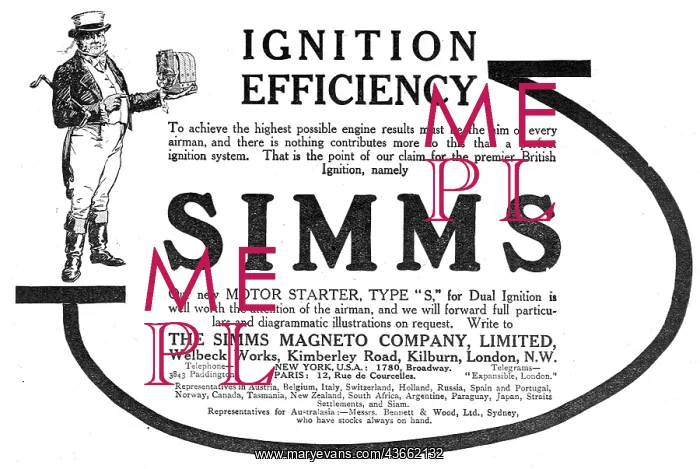 : Simms Aviation Engine Ignition Components - Starter Typoe S : Simms Aviation Engine Ignition Components - Starter Typoe S