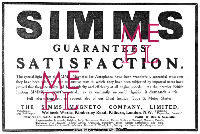  : Simms Aviation Magnetos