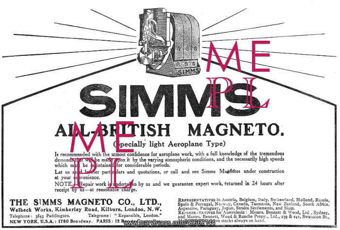 : Simms Aviation Magnetos : Simms Aviation Magnetos
