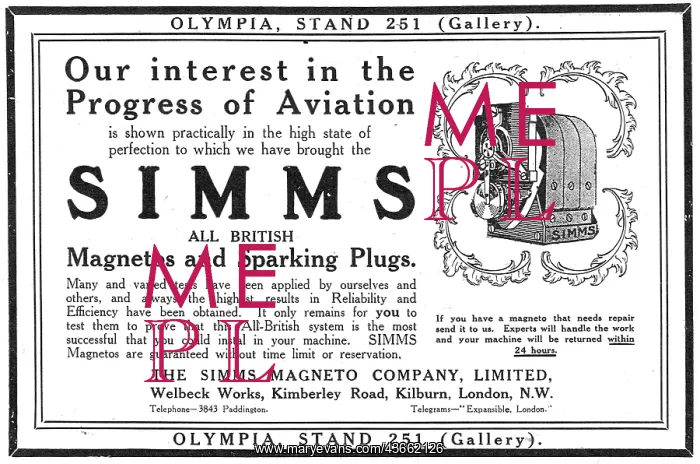 : Simms Aviation Magnetos & Sparking Plugs : Simms Aviation Magnetos & Sparking Plugs