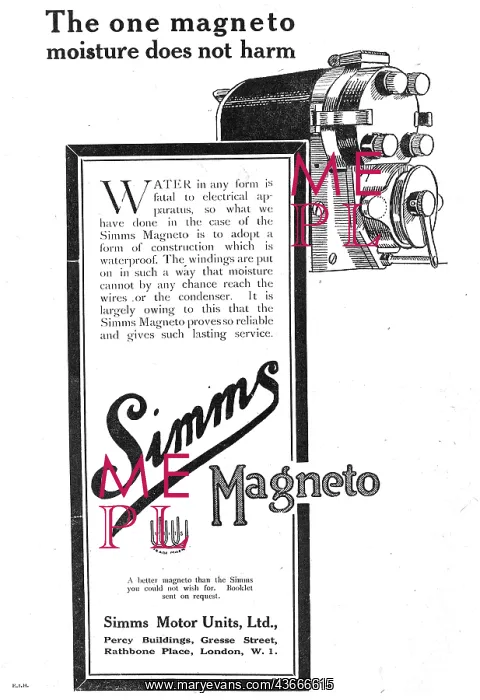  : Simms Magneto