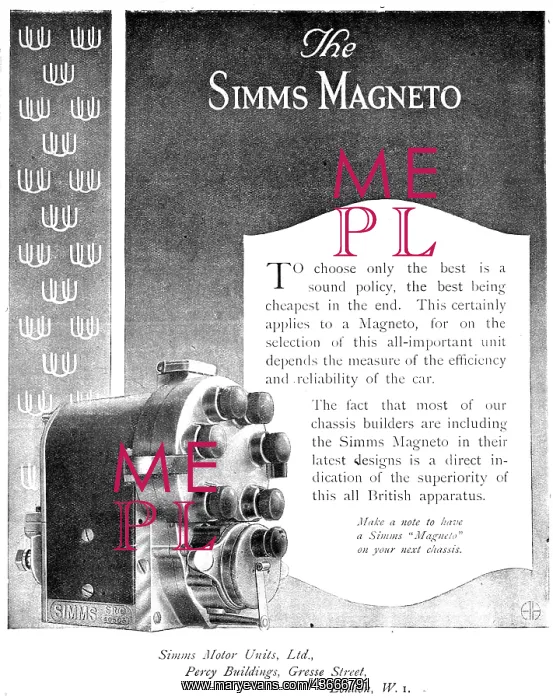 : Simms WW1 Aero Engine Magnetos : Simms WW1 Aero Engine Magnetos