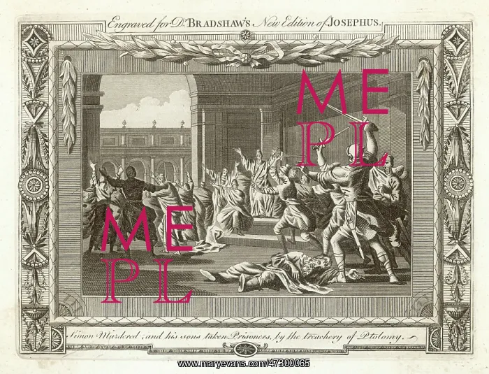 : SIMON MACCABEUS KILLED : SIMON MACCABEUS KILLED