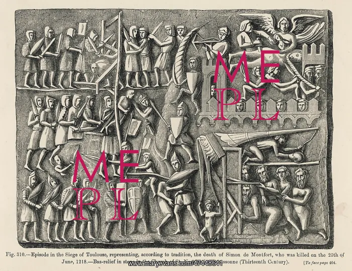 : SIMON DE MONTFORT KILLED : SIMON DE MONTFORT KILLED