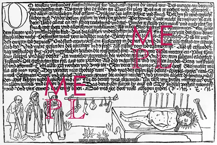 : Simon of Trent and the three pilgrims, 1477 : Simon of Trent and the three pilgrims, 1477