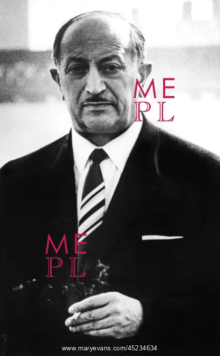 : Simon Wiesenthal, ca. 1968. ? : Simon Wiesenthal, ca. 1968. ?