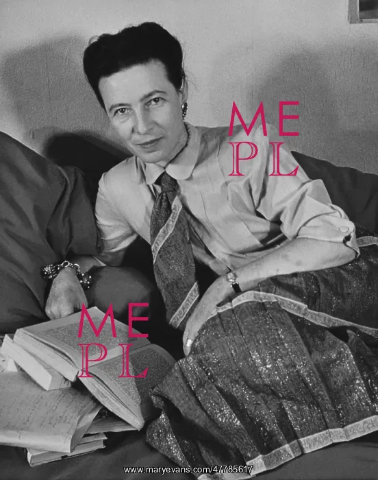 : Simone de Beauvoir, 1948 : Simone de Beauvoir, 1948