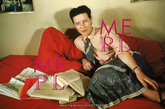 : Simone de Beauvoir, 1952 : Simone de Beauvoir, 1952