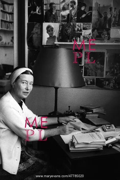 : Simone de Beauvoir, 1958 : Simone de Beauvoir, 1958