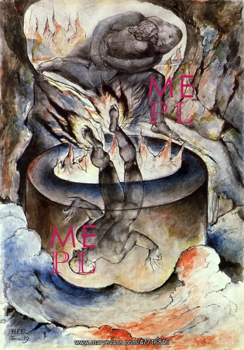  : The Simoniac Pope, by William Blake