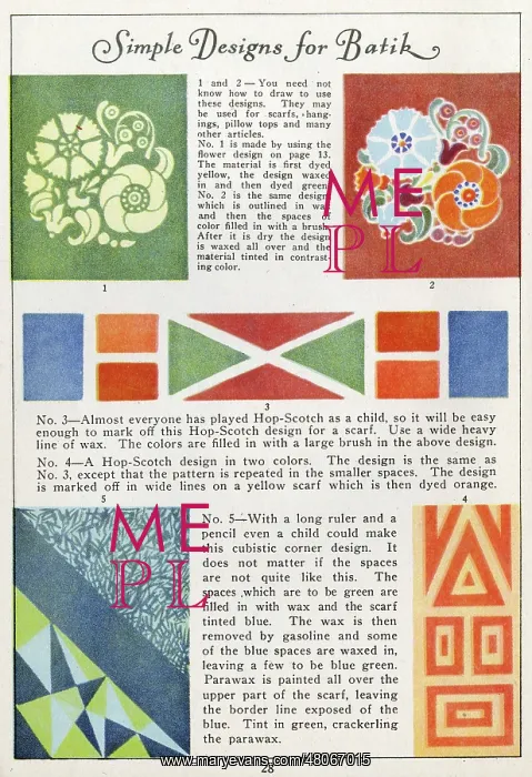 : Simple designs for batik : Simple designs for batik