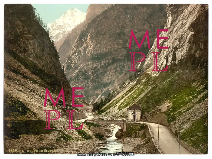 : Simplon Pass, Gondoschlucht, Valais, Alps of, Switzerland : Simplon Pass, Gondoschlucht, Valais, Alps of, Switzerland