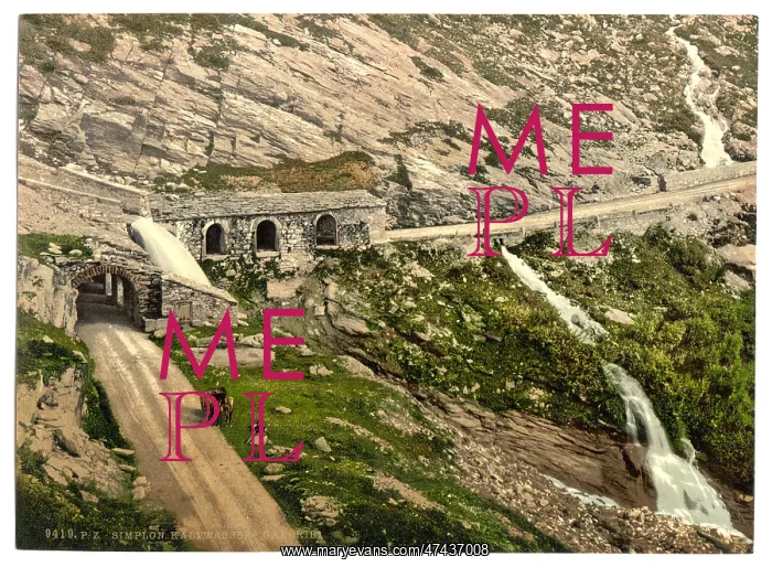 : Simplon Pass, Kaltwasser Gallerie, Valais, Alps of, Switzerl : Simplon Pass, Kaltwasser Gallerie, Valais, Alps of, Switzerl