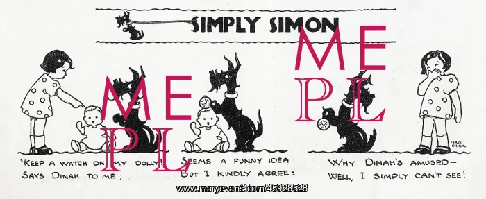 : Simply Simon Cartoon Strip by Iris Chick : Simply Simon Cartoon Strip by Iris Chick