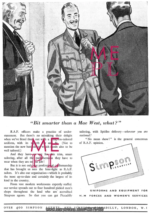 : Simpsons Of Picadilly - RAF Uniforms : Simpsons Of Picadilly - RAF Uniforms