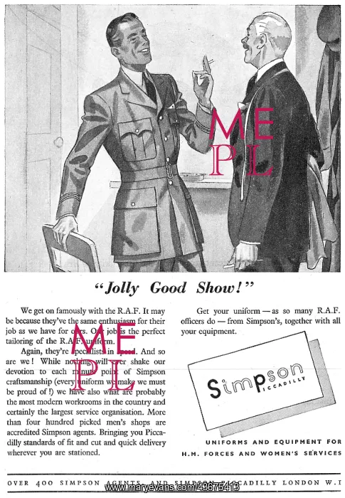 : Simpsons Of Picadilly - RAF Uniforms : Simpsons Of Picadilly - RAF Uniforms