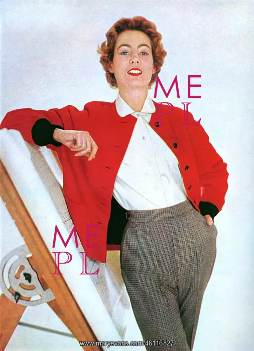 : Simpson's of Piccadilly jacket and slacks, 1954 : Simpson's of Piccadilly jacket and slacks, 1954
