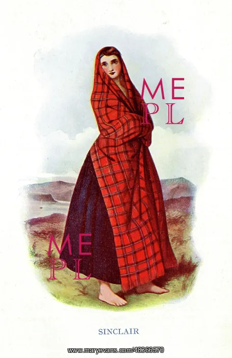 : Sinclair, Traditional Scottish Clan Costume : Sinclair, Traditional Scottish Clan Costume