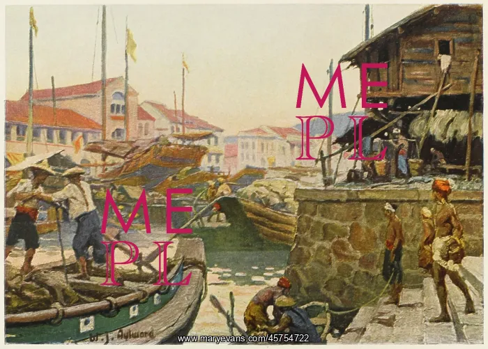 : SINGAPORE HARBOUR SCENE : SINGAPORE HARBOUR SCENE