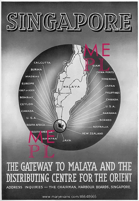 : Singapore poster, 1936 : Singapore poster, 1936