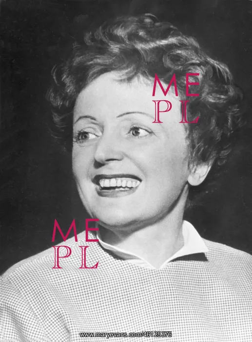 : Singer Edith Piaf 1915 - 1963 : Singer Edith Piaf 1915 - 1963