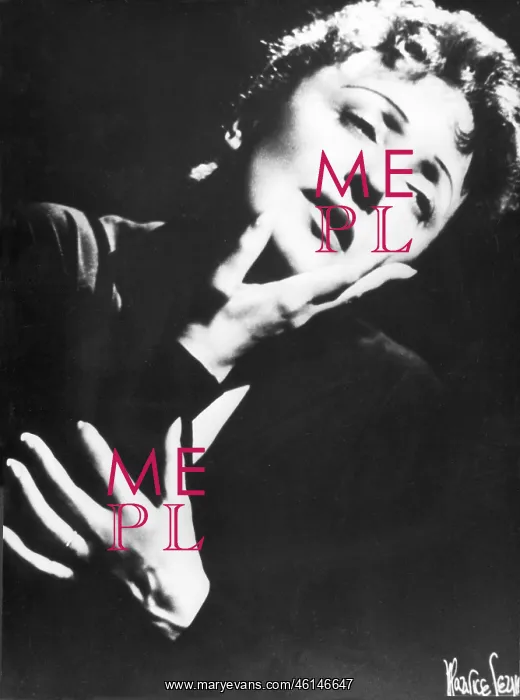 : Singer Edith Piaf 1915 - 1963 : Singer Edith Piaf 1915 - 1963