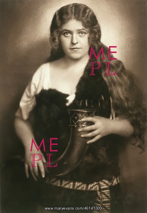 : Singer Lotte Lehmann as Sieglinde : Singer Lotte Lehmann as Sieglinde