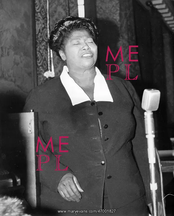 : Singer Mahalia Jackson 1911 - 1972 : Singer Mahalia Jackson 1911 - 1972