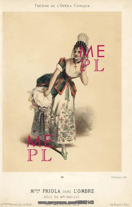 : Singer Marguerite Priola as Abeille in the comic : Singer Marguerite Priola as Abeille in the comic