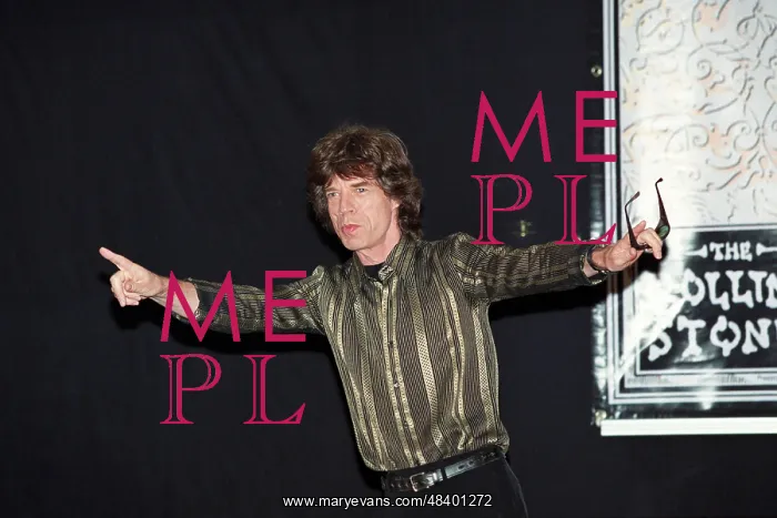 : Singer Mick Jagger, 1998 : Singer Mick Jagger, 1998