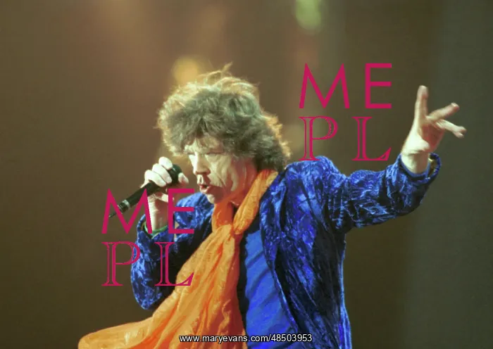: Singer Mick Jagger, 1998 : Singer Mick Jagger, 1998