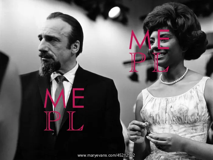 : Singer Mitch Miller and Leslie Uggams, ca. ? : Singer Mitch Miller and Leslie Uggams, ca. ?