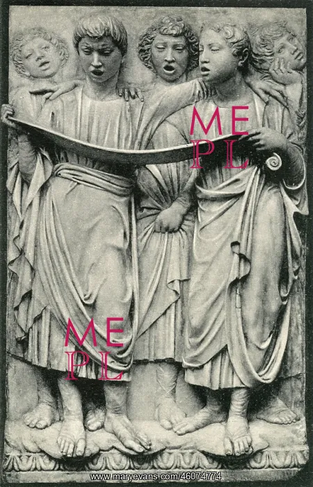 : Singers - bas relief by Luca della Robbia : Singers - bas relief by Luca della Robbia