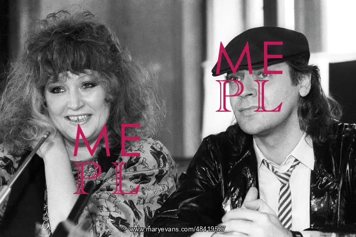 : Singers Udo Lindenberg and Alla Pugacheva press : Singers Udo Lindenberg and Alla Pugacheva press