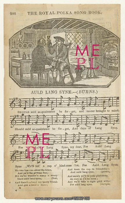: Singing Auld Lang Syne : Singing Auld Lang Syne
