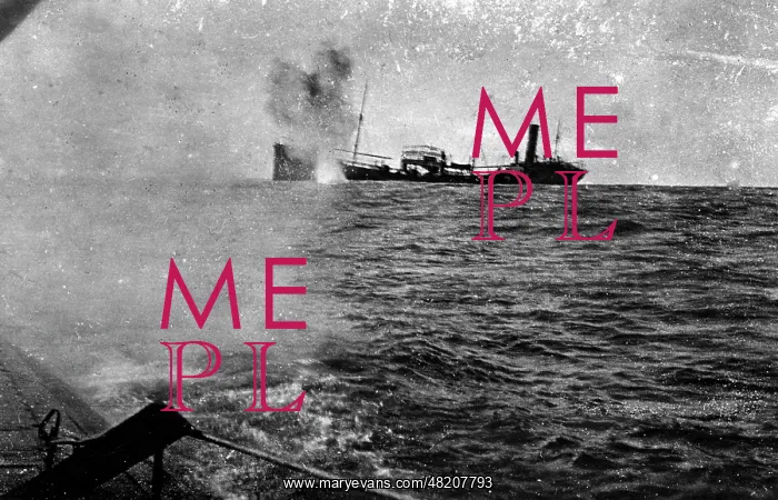 : Sinking of an allied ship, 1916 : Sinking of an allied ship, 1916