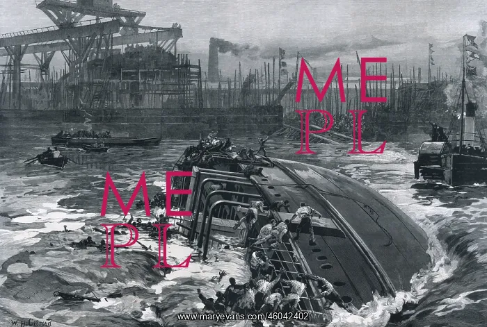 : Sinking of the Daphne on the Clyde : Sinking of the Daphne on the Clyde