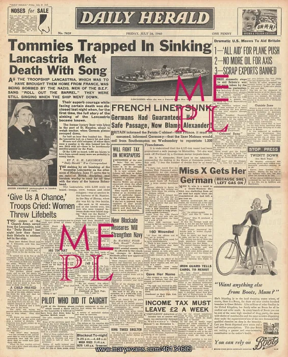 : Sinking of French liner Meknes : Sinking of French liner Meknes