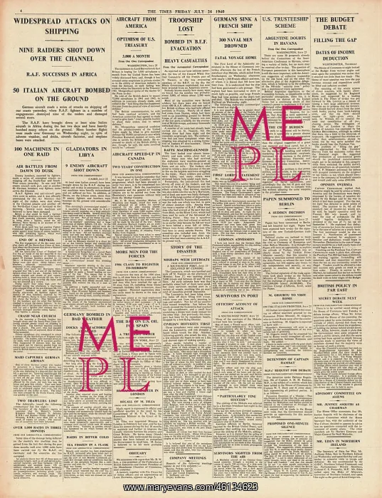  : Sinking of French liner Meknes