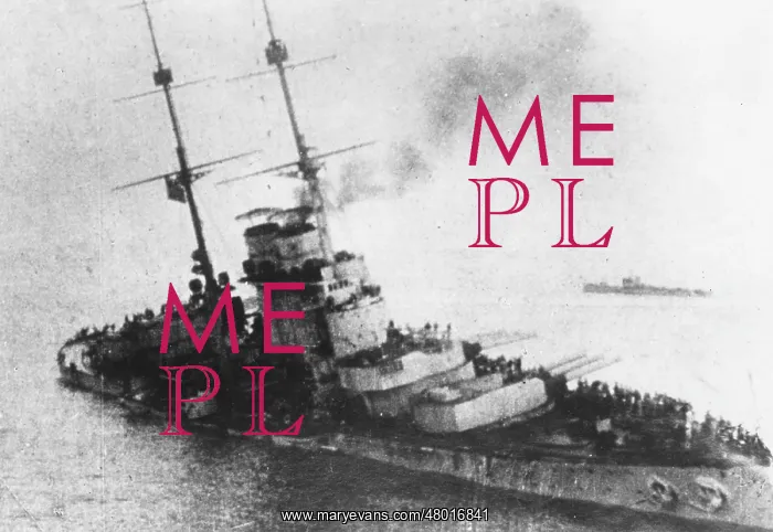 : Sinking of SMS Szent Istvan, Austrian battleship, WW1 : Sinking of SMS Szent Istvan, Austrian battleship, WW1