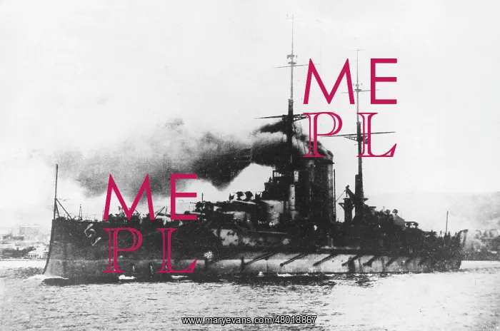 : Sinking of SMS Szent Istvan, Austrian battleship, WW1 : Sinking of SMS Szent Istvan, Austrian battleship, WW1