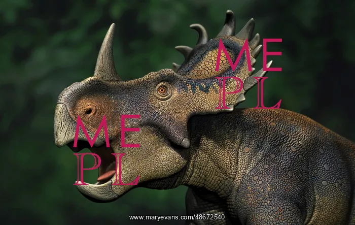 : Sinoceratops dinosaur portrait : Sinoceratops dinosaur portrait