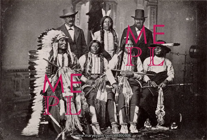  : Sioux Chiefs after a meeting at the White House