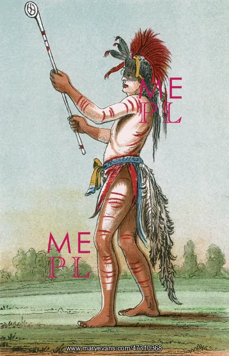 : Sioux Warrior - Lacrosse : Sioux Warrior - Lacrosse