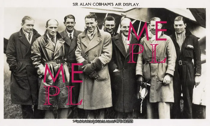 : Sir Alan John Cobham and staff : Sir Alan John Cobham and staff