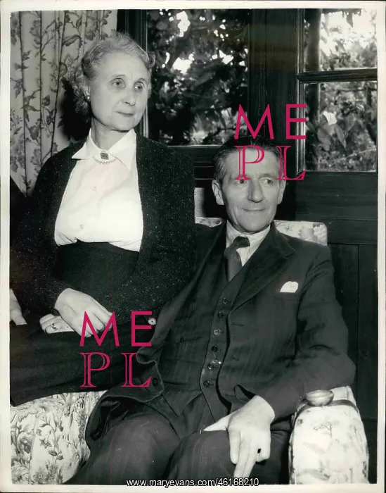 : Sir Alexander King and his wife : Sir Alexander King and his wife