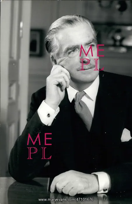 : Sir Anthony Eden, British Prime Minister : Sir Anthony Eden, British Prime Minister