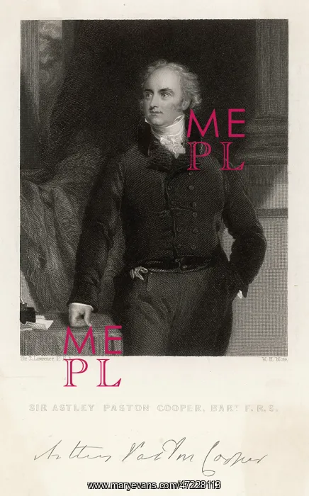 : SIR ASTLEY PASTON COOPER : SIR ASTLEY PASTON COOPER
